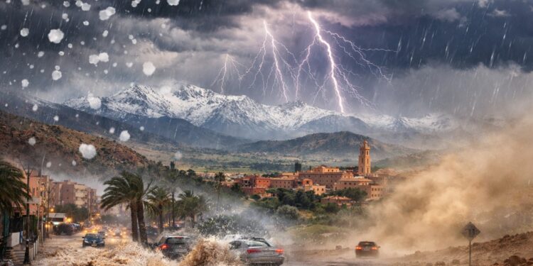اضطرابات جوية قوية تضرب المغرب.. أمطار رعدية وبرد ورياح عاتية في عدة مناطق