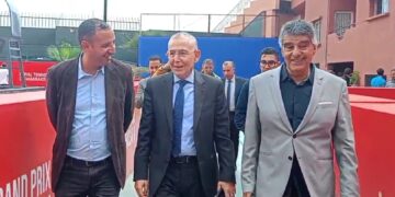 زيارة ميدانية لوالي جهة مراكش آسفي للنادي الملكي للتنس قبيل انطلاق جائزة الحسن الثاني في نسختها الـ40.. فيديو