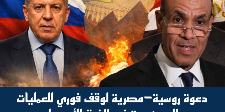 دعوة روسية–مصرية لوقف فوري للعمليات العسكرية في الشرق الأوسط