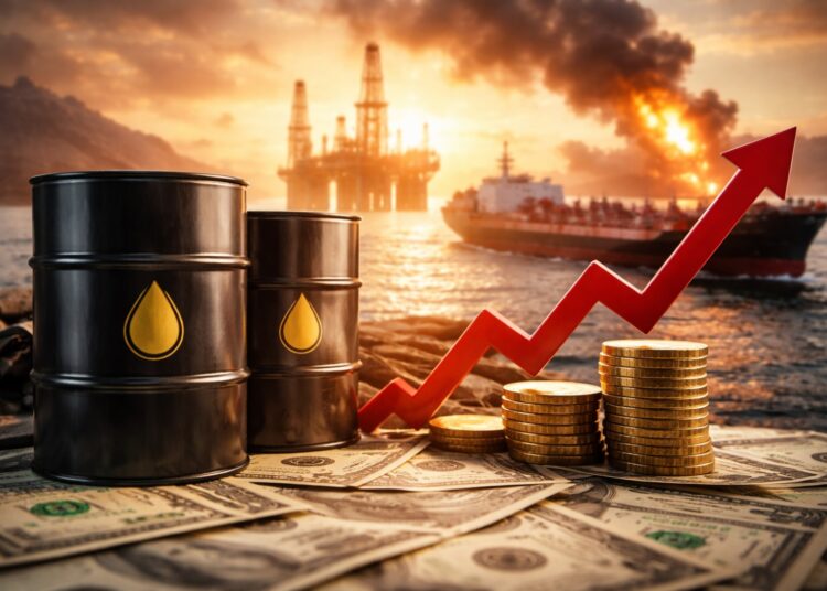 قفزة قوية لأسعار النفط وسط توترات مضيق هرمز