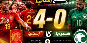 إسبانيا تكتسح السعودية برباعية نظيفة في كأس العالم 2026 وتقترب من ثمن النهائي