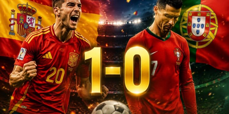إسبانيا تحسم الديربي الإيبيري وتقصي البرتغال بهدف نظيف