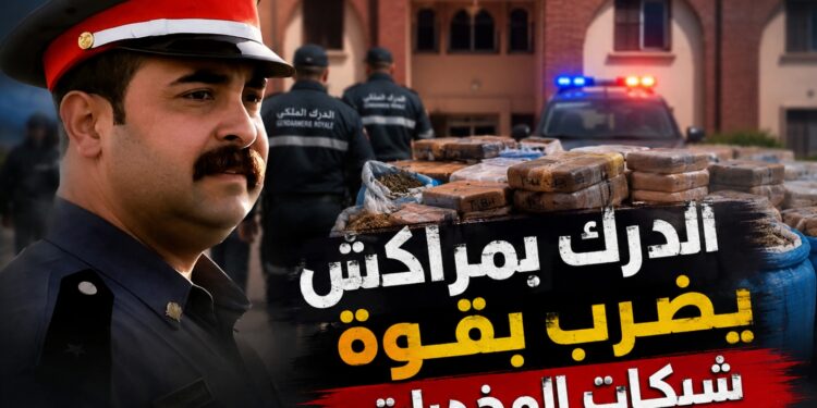 قائد المركز القضائي للدرك بمراكش يربك شبكات المخدرات في أولى عملياته ويحقق حصيلة أمنية ثقيلة