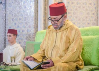 صاحب الجلالة يترأس بالقصر الملكي بالرباط حفلا دينيا إحياء لليلة المولد النبوي الشريف