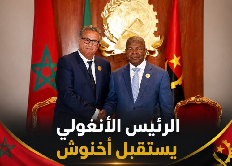 الرئيس الأنغولي يستقبل رئيس الحكومة عزيز أخنوش