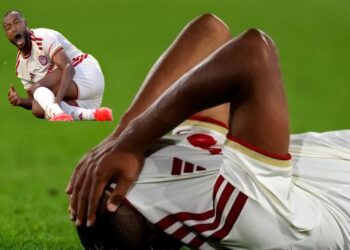 إصابة قوية تبعد اللاعب المغربي أيوب الكعبي عن الملاعب