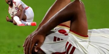 إصابة قوية تبعد اللاعب المغربي أيوب الكعبي عن الملاعب