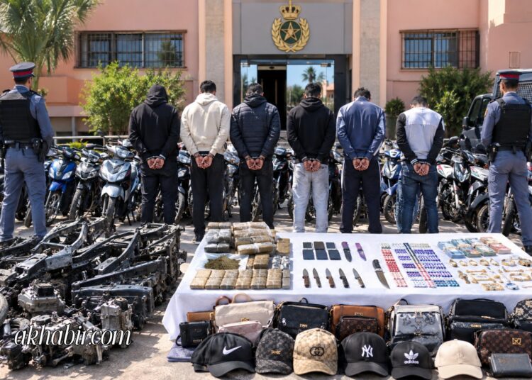 المركز القضائي للدرك الملكي بمراكش يفكك عصابة تخصصة في سرقة الدراجات والنشل