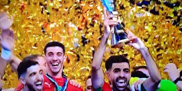 المنتخب المغربي لكرة القدم داخل القاعة يتوج بكأس إفريقيا للمرة الرابعة في تاريخه